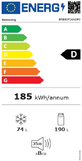 SAMSUNG hladnjak BRB80F26ADF0EO