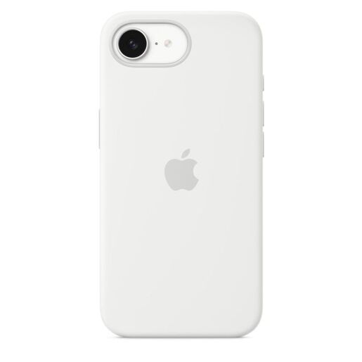 Apple iPhone 16e Silicone Case, White (md3p4zm/a)