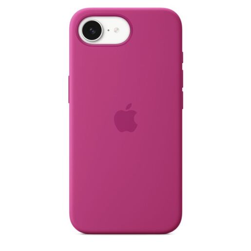 Apple iPhone 16e Silicone Case, Fuchsia (md3w4zm/a)