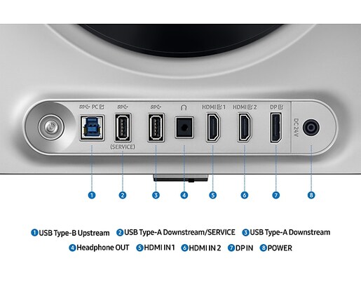Samsung monitor Odyssey LS27DG610SUXEN, 27", OLED, QHD, 0.03ms, 240Hz, 2xHDMI, DP, 3xUSB 3.0