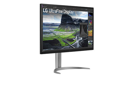 LG monitor UltraFine 32UQ850V-W, 32", IPS, 4K UHD, USB-C, USB hub, HDR400, DCI-P3 98%, pivot, 2xHDMI, DP, 5ms. zvučnici