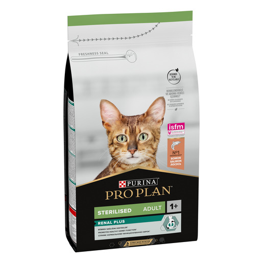 Purina PRO PLAN Sterilised Adult 1+ Renal Plus, 1,5kg, losos
