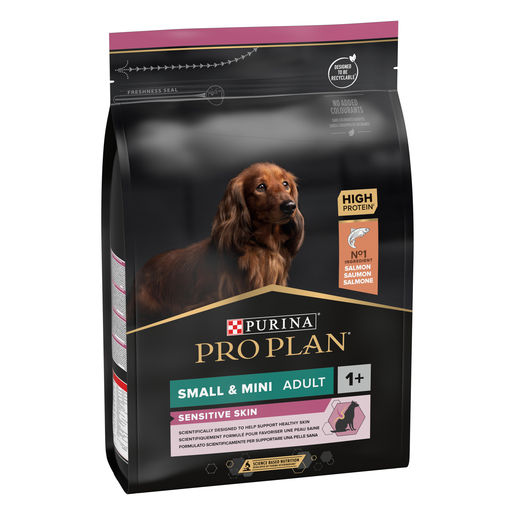 Purina PRO PLAN Small & Mini Adult Sensitive Skin, 3 kg, losos