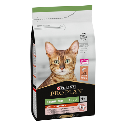 Purina PRO PLAN Sterilised Adult 1+ Vital Functions, 1,5kg, losos