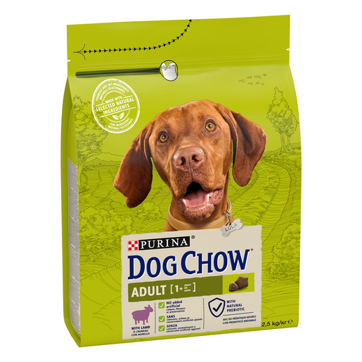 Purina DOG CHOW® Adult, 2,5kg, janjetina