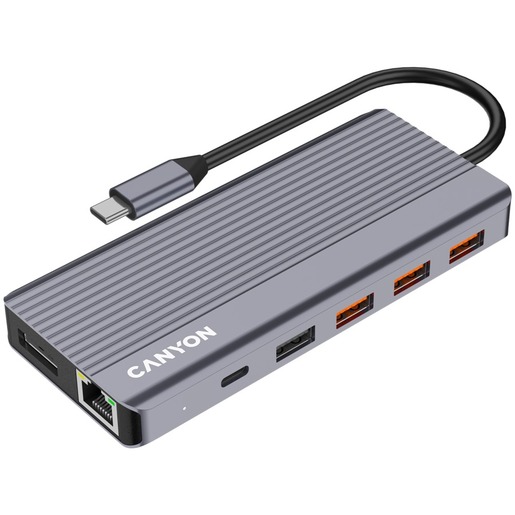 Canyon USB hub DS-16, 13u1, 4K, USB-C, (CNS-TDS16)