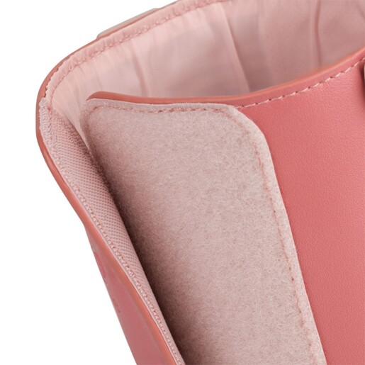 Lionelo Thermup Go Evo električni prijenosni grijač  bočica - TERMOSICA s baterijom, Coral Pink