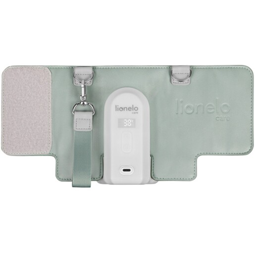 Lionelo Thermup Go Evo električni prijenosni grijač bočica - TERMOSICA s baterijom, Green Sage