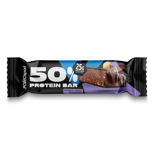 POLLEOsport  50% Protein Bar, 50 g  Choco Crisp