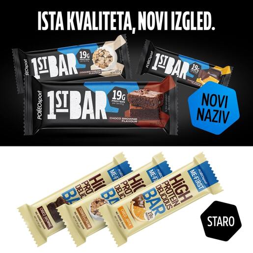 POLLEOsport High Protein Delicious Bar, 60 g Choco-Jaffa