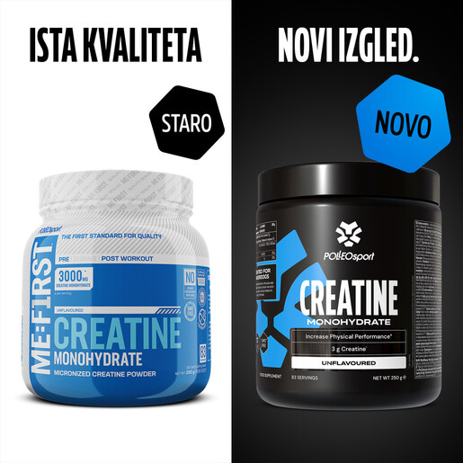 POLLEOsport  Creatine Monohydrate, 250 g