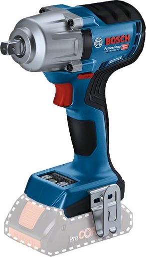 BOSCH Professional akumulatorski udarni stezač GDS 18V-450 PC, 2x4.0Ah ProCore akumulator, punjač GAL 18V-40, L-Boxx kovčeg