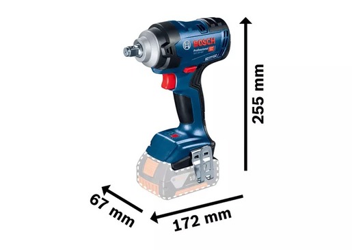 BOSCH Professional akumulatorski udarni stezač GDS 18V-400, 2xGBA 18V 5.0Ah akumulator, brzi punjač GAL 18V-40