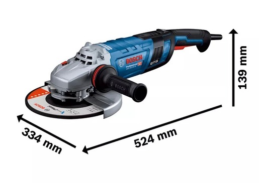 BOSCH Professional kutna brusilica GWS 30-230 B Solo alat