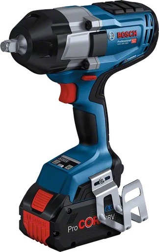 BOSCH Professional akumulatorski udarni stezač GDS 18V-1000, 2xGBA 18V 5.0Ah akumulator, brzi punjač GAL 18V-40, L-BOXX 136 kovčeg