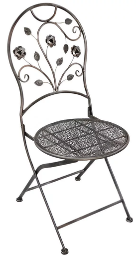 Metalni vrtni set "Madison" - stol, 2 stolice