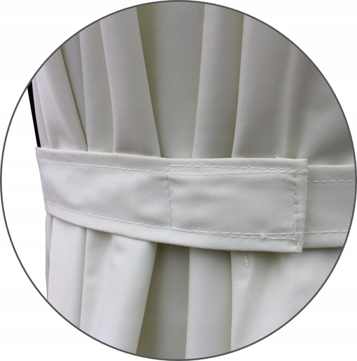 Vrtni suncobran "Roma" 3 x 3 m bež s pokrovom i LED osvjetljenjem - 1565