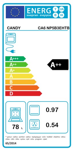 Candy pećnica CA6 NP5B3EHTB