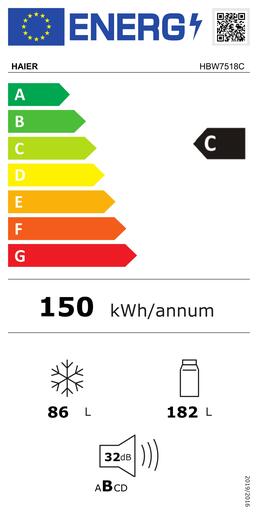 Haier hladnjak HBW7518C