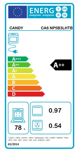 Candy pećnica CA6 NP5B3LHTB