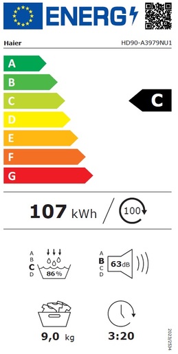 Haier sušilica rublja HD90-A3979NU1-S