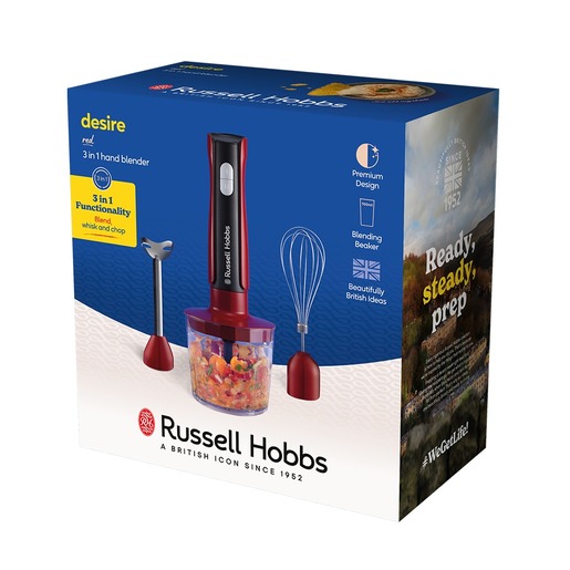 RUSSELL HOBBS 3 u 1 mikser 27140-56 Desire, crveni