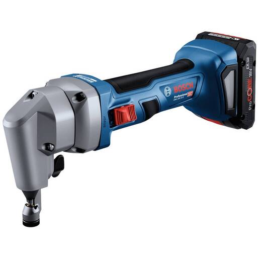 BOSCH Professional akumulatorski sjekač limova GNA 18V-16 E, 2x4.0Ah ProCORE18V akumulator, punjač GAL 18V-40, L Boxx kovčeg