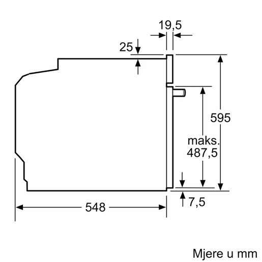 Bosch pećnica HBG536ES3