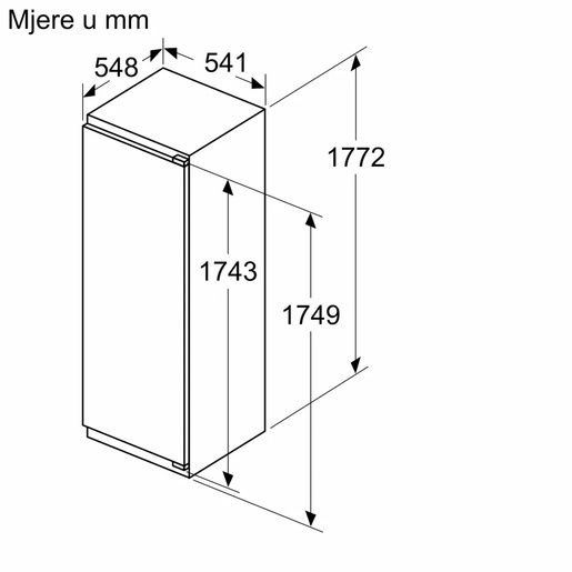 Bosch hladnjak KIR81VFE0