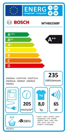 Bosch sušilica rublja WTH83256BY