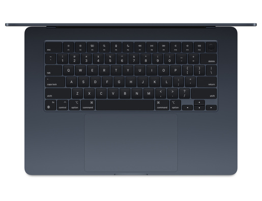 Apple MacBook Air, mc6l4cr/a, 15.3, M4, 10C GPU, 24GB RAM, 512GB SSD, Midnight, laptop