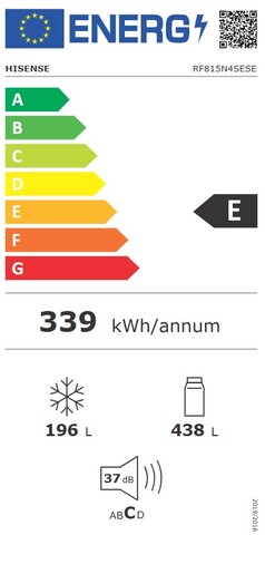 Hisense hladnjak  RF815N4SESE