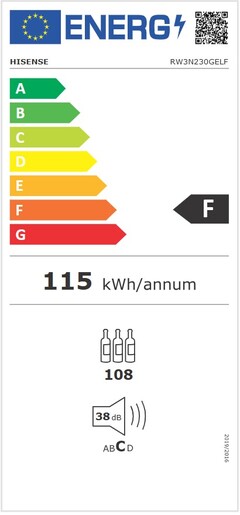 Hisense hladnjak za vino RW3N230GELF