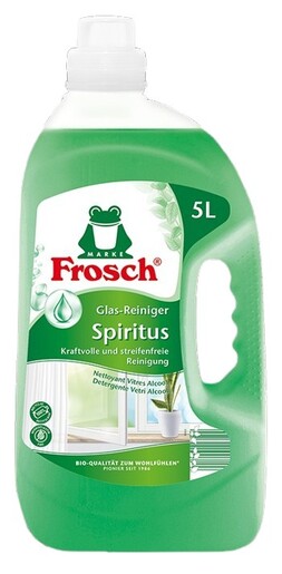 Frosch Spiritus, sredstvo za čišćenje staklenih površina, 5 L