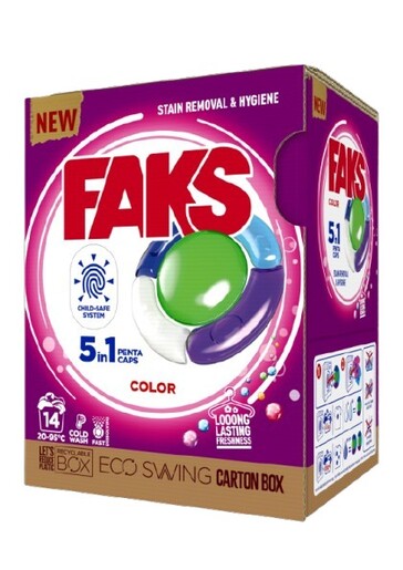Faks kapsule Color, 14 kom