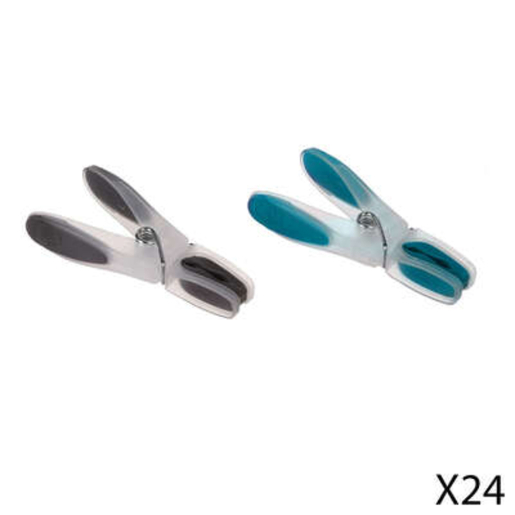 Five kvačice za odjeću 24/1, 1.5 x 3.5 x 8.5 cm, plastika više boja