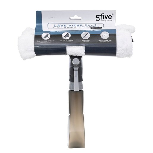 Five čistač prozora + raspršivač + dvije krpe