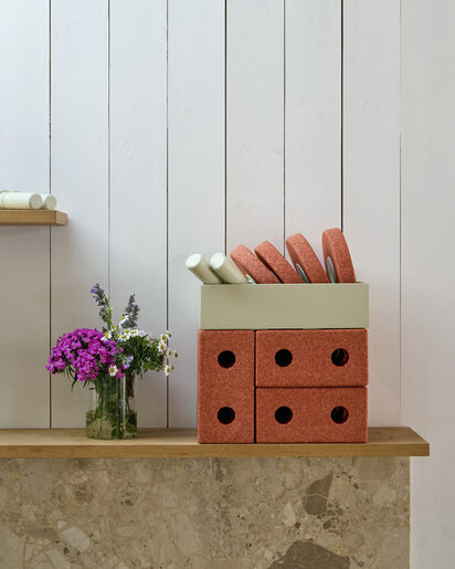 MODU 3u1 Baby Walker, Burnt Orange / Dusty Green