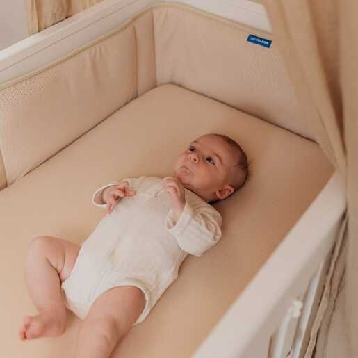 AeroSleep zaštitni okvir za dječji krevetić Almond bež