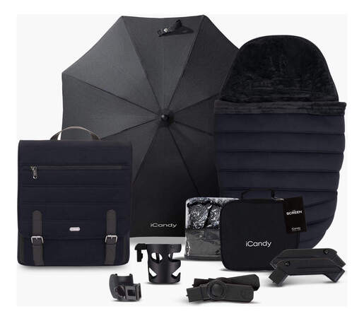 iCandy Peach 7 kolica, Black Edition  Complete Bundle