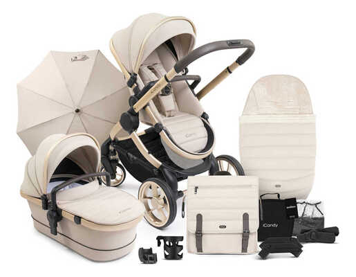 iCandy Peach 7 kolica, Biscotti on Blonde, Complete Bundle