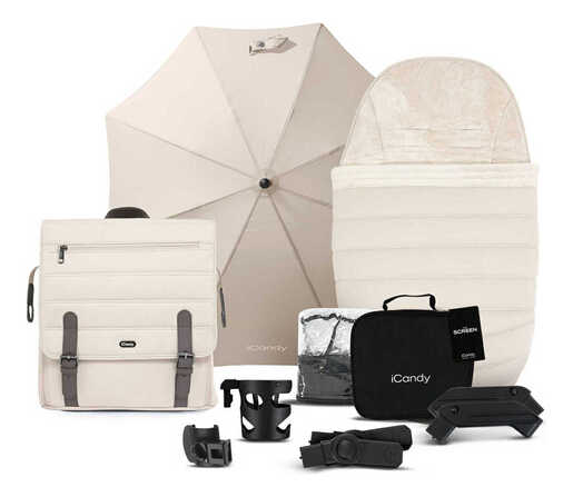 iCandy Peach 7 kolica, Biscotti on Blonde, Complete Bundle