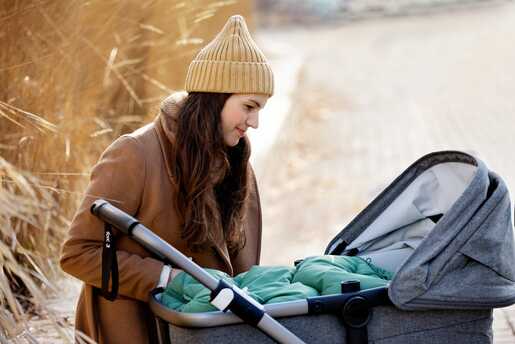 Voksi zimska vreća, Explorer, Grass Green Wings, 100 cm, 0-3 god.