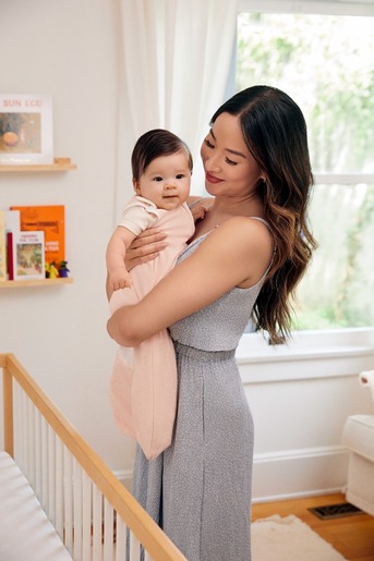 Ergobaby vreća za spavanje - Pink Sand 0-6/S TOG 2,5