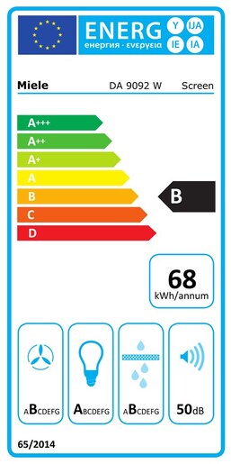 Miele napa DA 9092 W Screen