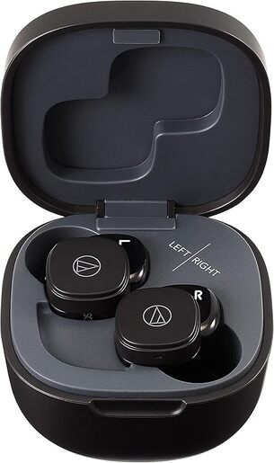 Audio Technica slušalice, ATH-SQ1TWBK, Wireless in-ear slušalice, crne