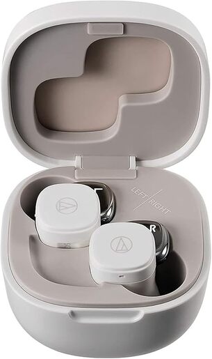 Audio Technica slušalice, ATH-SQ1TWWH, Wireless in-ear slušalice, bijele