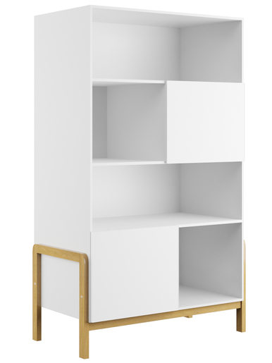 Drveni regal VICTOR, bijeli