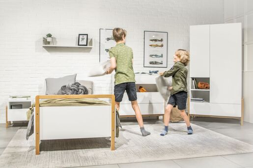 Dječji ormar Victor, bijeli