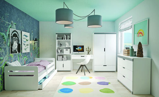 Dječji pisaći stol TOMI, bijeli